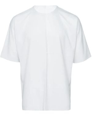 Issey Miyake Seam-Detail T-Shirt - White