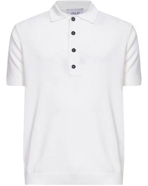 D4.0 Short Sleeve Polo Shirt - White