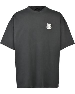 BREATH Bh Logo-Print Box-Fit T-Shirt - Black