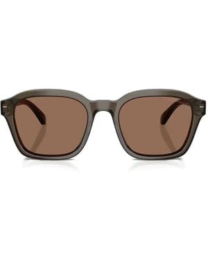 Emporio Armani Square-Frame Sunglasses - Brown