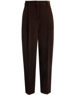 Bally Pleated Corduroy Pants - Black