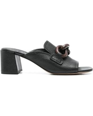 Pedro Garcia Mules Umita 55 Mm - Noir