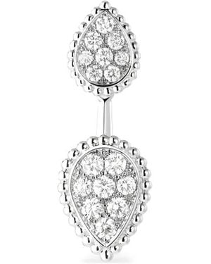 Boucheron 18K Serpent Bohème Diamond Earring - White
