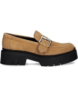 HUGO Suede Loafers - Black