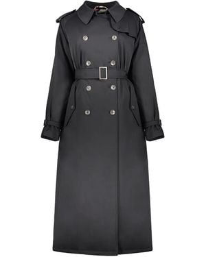 Herno Double-breasted Belted Trench Coat - ブラック