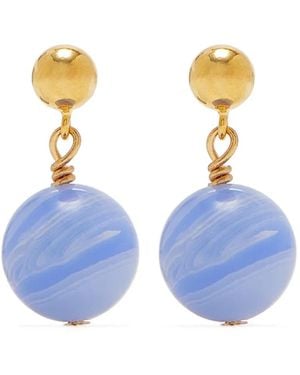 Anni Lu Float Drop Earrings - Blue