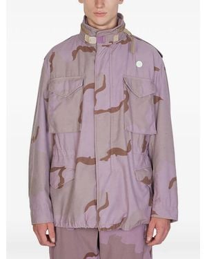 OAMC Abstract-Print Jacket - Purple