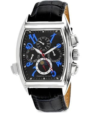 Christian Van Sant Grandeur 45Mm Watch - Blue