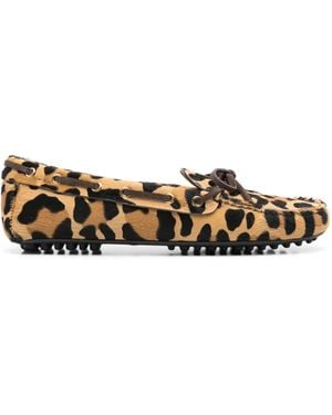 Car Shoe St Leopardo ローファー - ブラウン