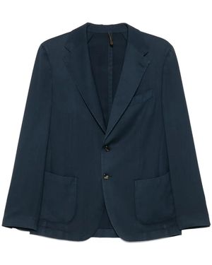 Dell'Oglio Wool Blazer - Blue