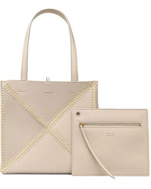 Nanushka The Origami Tote Bag - Natural