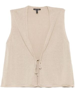 Eileen Fisher ニットベスト - ナチュラル