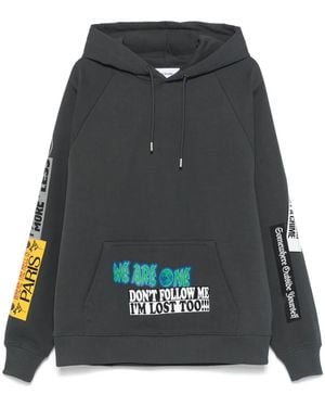 Etudes Studio Sudadera Stickers con capucha - Negro