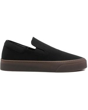 The Row Klassische Slip-On-Sneakers - Schwarz