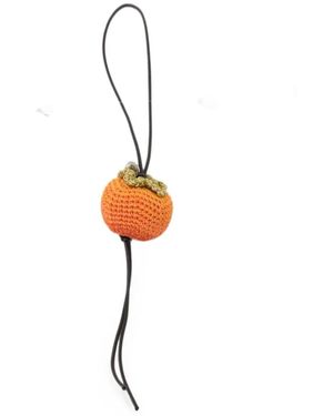JW Anderson Gehäkelter Gürtel Mit Früchtemotiv - Weiß