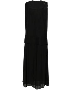 Sportmax Sleeveless Midi Dress - Black