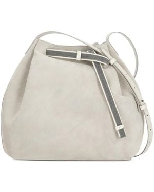 Panicale Beuteltasche Mit Kordelzug - Weiß