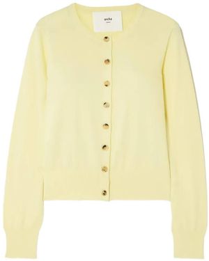 arch4 Buttoned Cardigan - Yellow