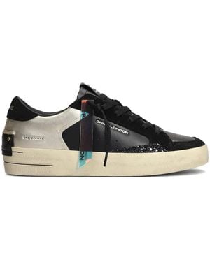Crime London Sk8 Trainers - Black