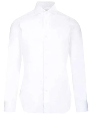 Barba Napoli Cotton Shirt - White