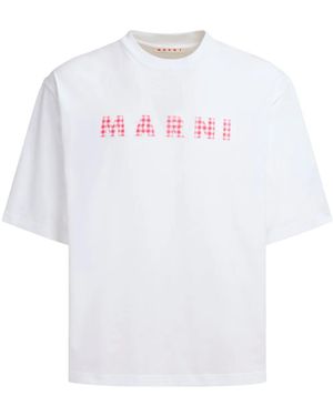 Marni ロゴ Tシャツ - ホワイト
