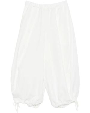 Comme des Garçons Drawstring Pocket Pants - White