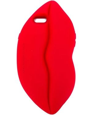 Stella McCartney Coque D'Iphone 6 À Design Bouche - Red