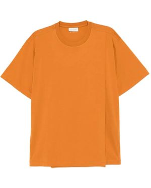 Qasimi フォールド Tシャツ - オレンジ