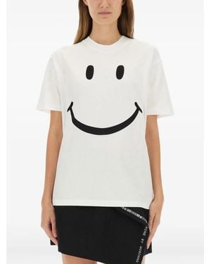Moschino Smiley" T-Shirt - White