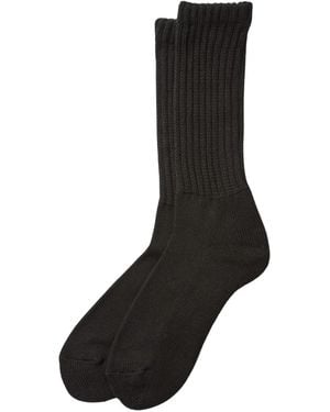 RoToTo Ribbed Socks - Black