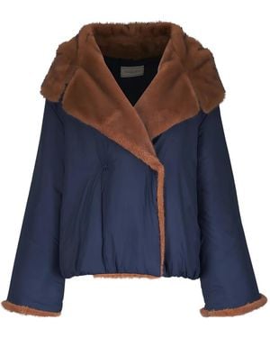 Antonelli Gin Faux-Fur Jacket - Blue