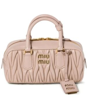 Miu Miu Arcadie レザーバッグ - ピンク