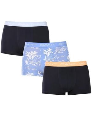 GANT Island Print Trunk (Pack Of Three) - Blue