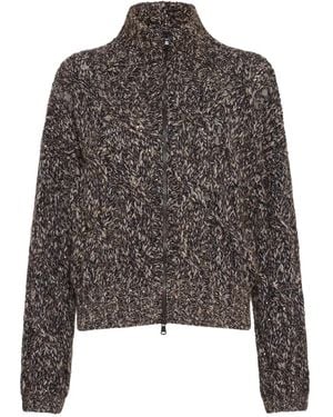 Brunello Cucinelli Dazzling Chiné Cardigan - Grey