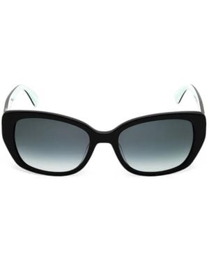 Kate Spade Kenzie Rectangular-Frame Sunglasses - Black