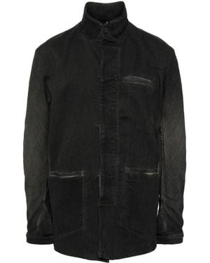 Boris Bidjan Saberi Band-Collar Blazer - Black