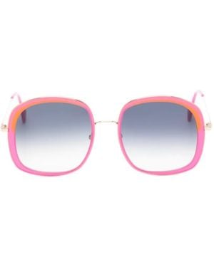 Andy Wolf Square-Frame Sunglasses - White