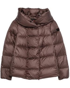 Peuterey Hooded Puffer Jacket - Brown