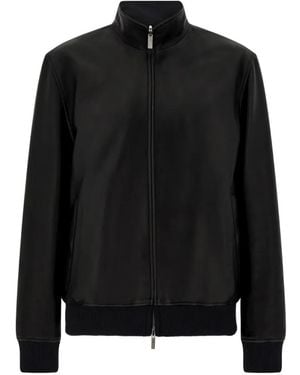 Ferragamo Reversible Nappa Blouson Jacket - Black