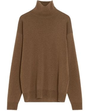 Lemaire Pullover Mit Rundhalsausschnitt - Braun