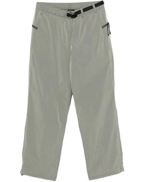 Goldwin Belted Ripstop Track Trousers - Grey