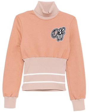 Off-White c/o Virgil Abloh Sweat Cheerleader Côtelé - Pink