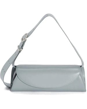 Jil Sander Small Cannolo Shoulder Bag - Grey