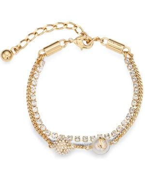 Jimmy Choo Auri Schakelarmband - Metallic