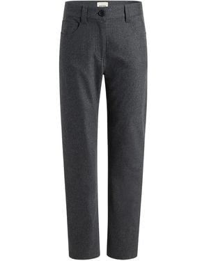 KHAITE Pantalones Callum con botones - Gris