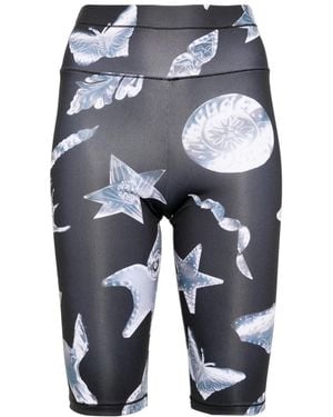 Chopova Lowena Workshop Bike Shorts - Blue