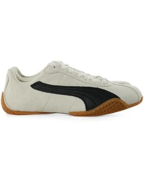PUMA K-Street Panelled Trainers - Natural