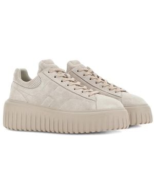 Hogan H-Stripes Trainers - White