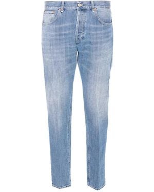 Dondup Dian Button Five-Pocket Jeans - Blue