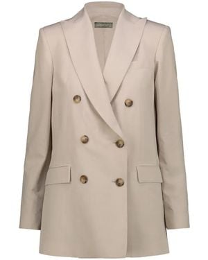 DR. HOPE Double-Breasted Blazer - Natural